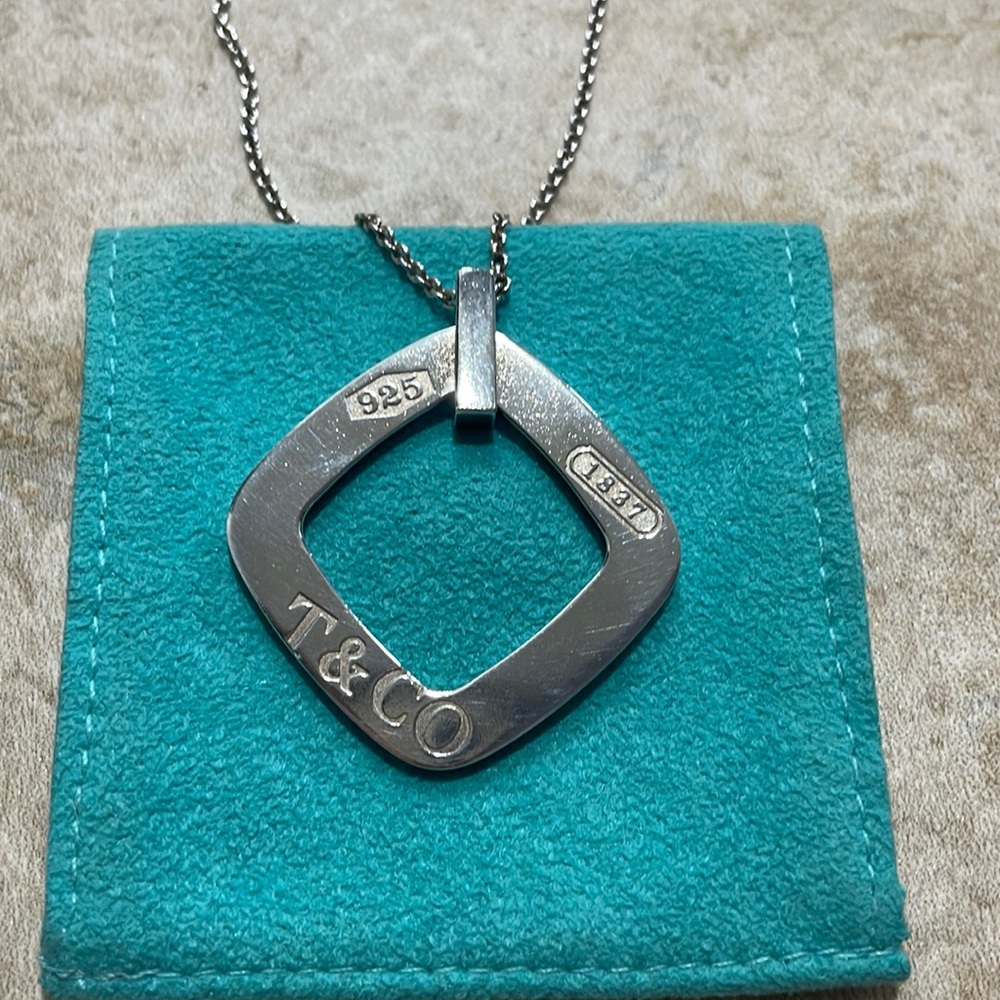 Tiffany & Co Diamond Shape pendant